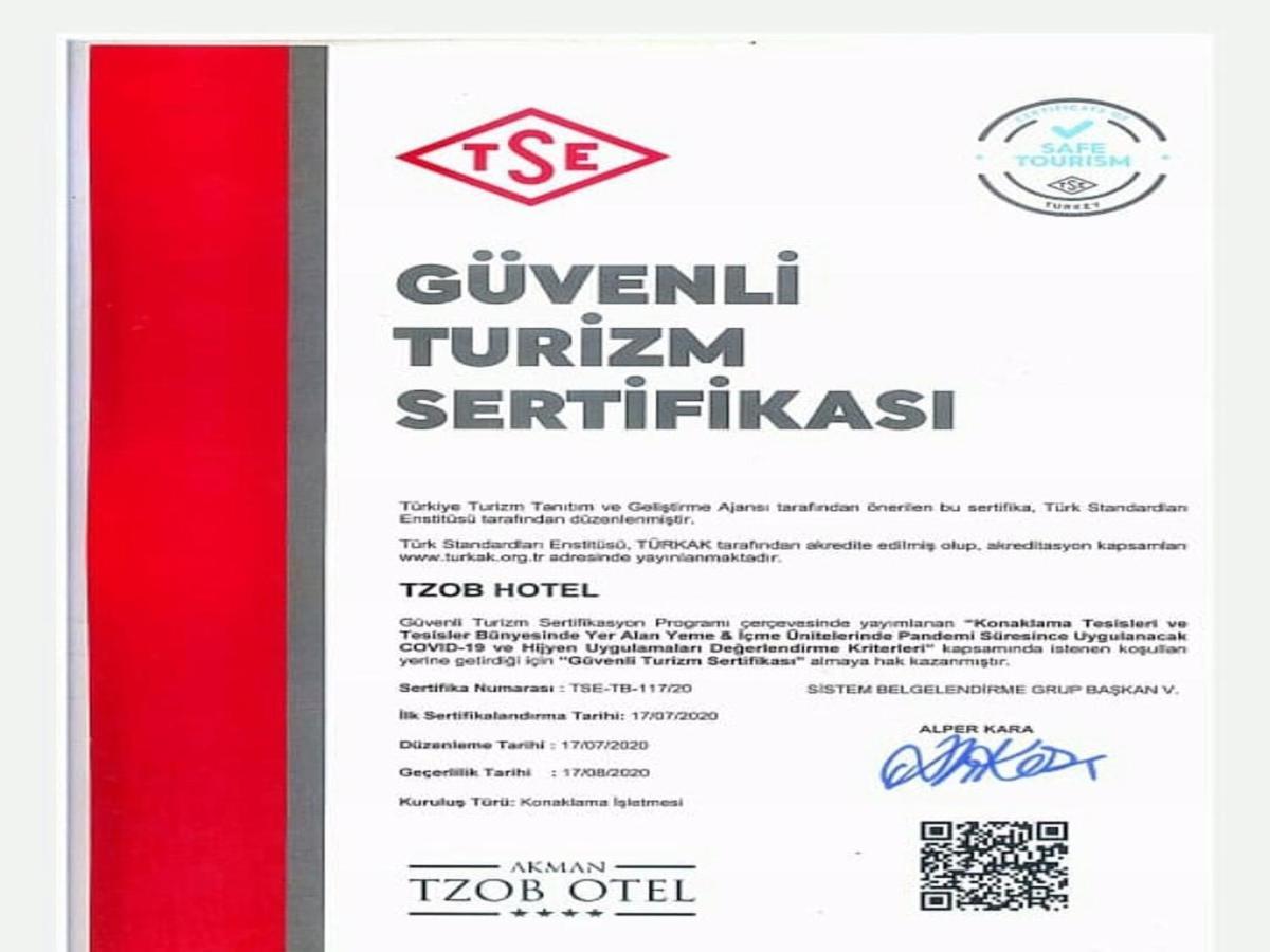 Akman Tzob Otel Ankara Eksteriør bilde